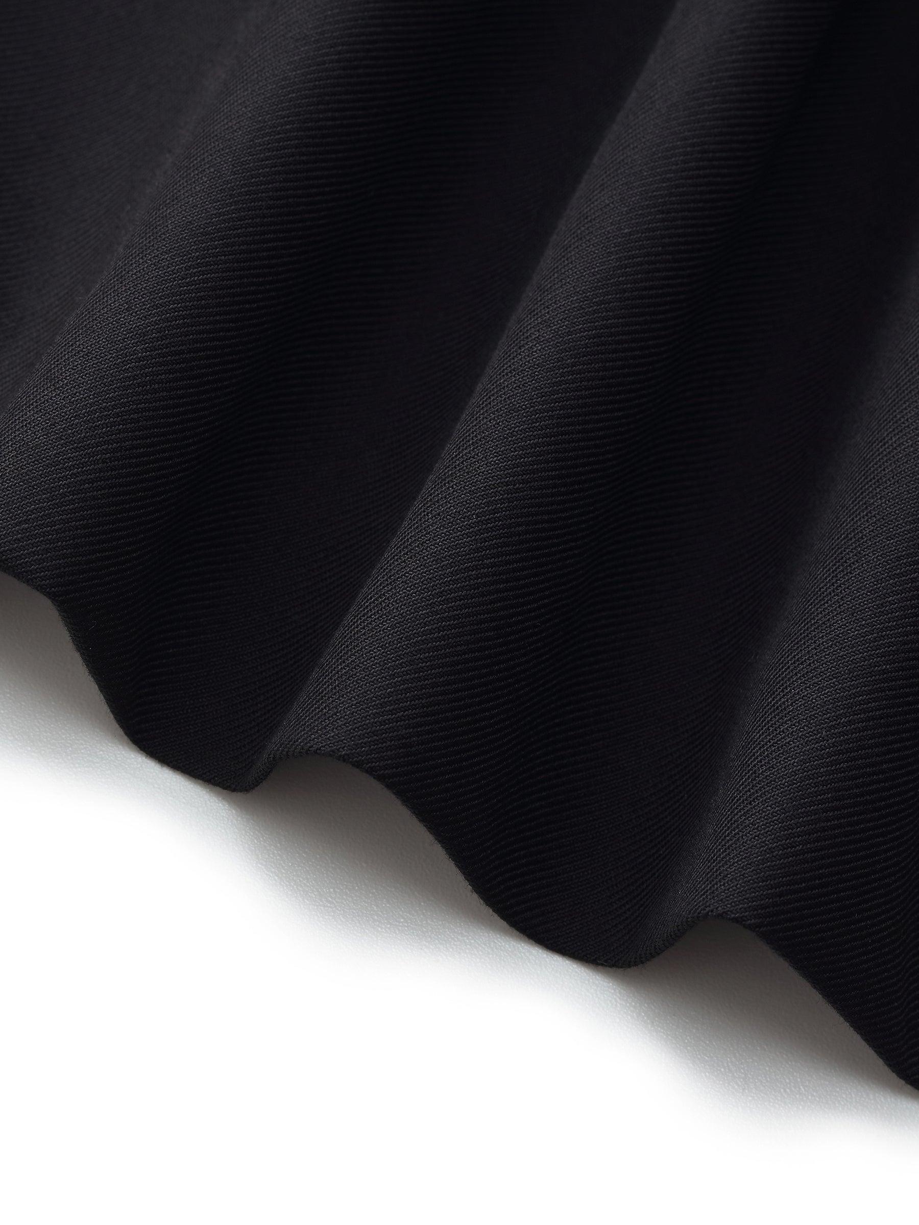 Tencel Blend Ruffle Hem Pleated Tank Top And A-Line Skirt Two-Piece Se Product Image