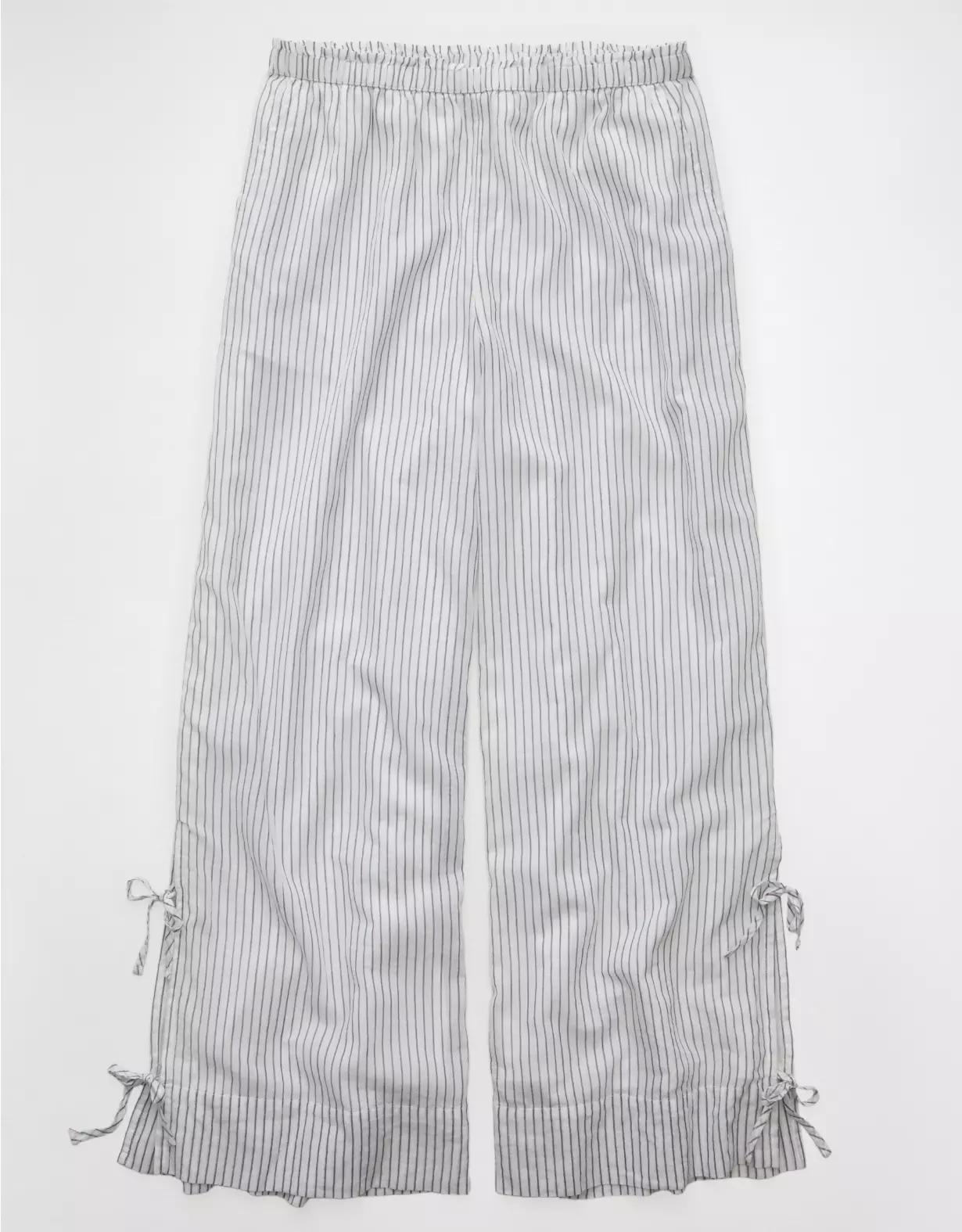 AE Stretch High-Waisted Tie Side Pull-On Pant Product Image