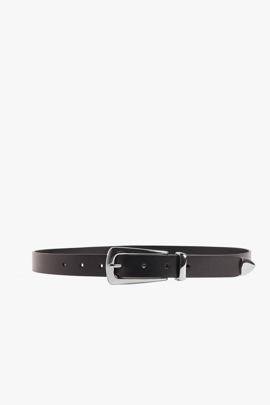 The Statement Belt - Black/Nickel Product Image