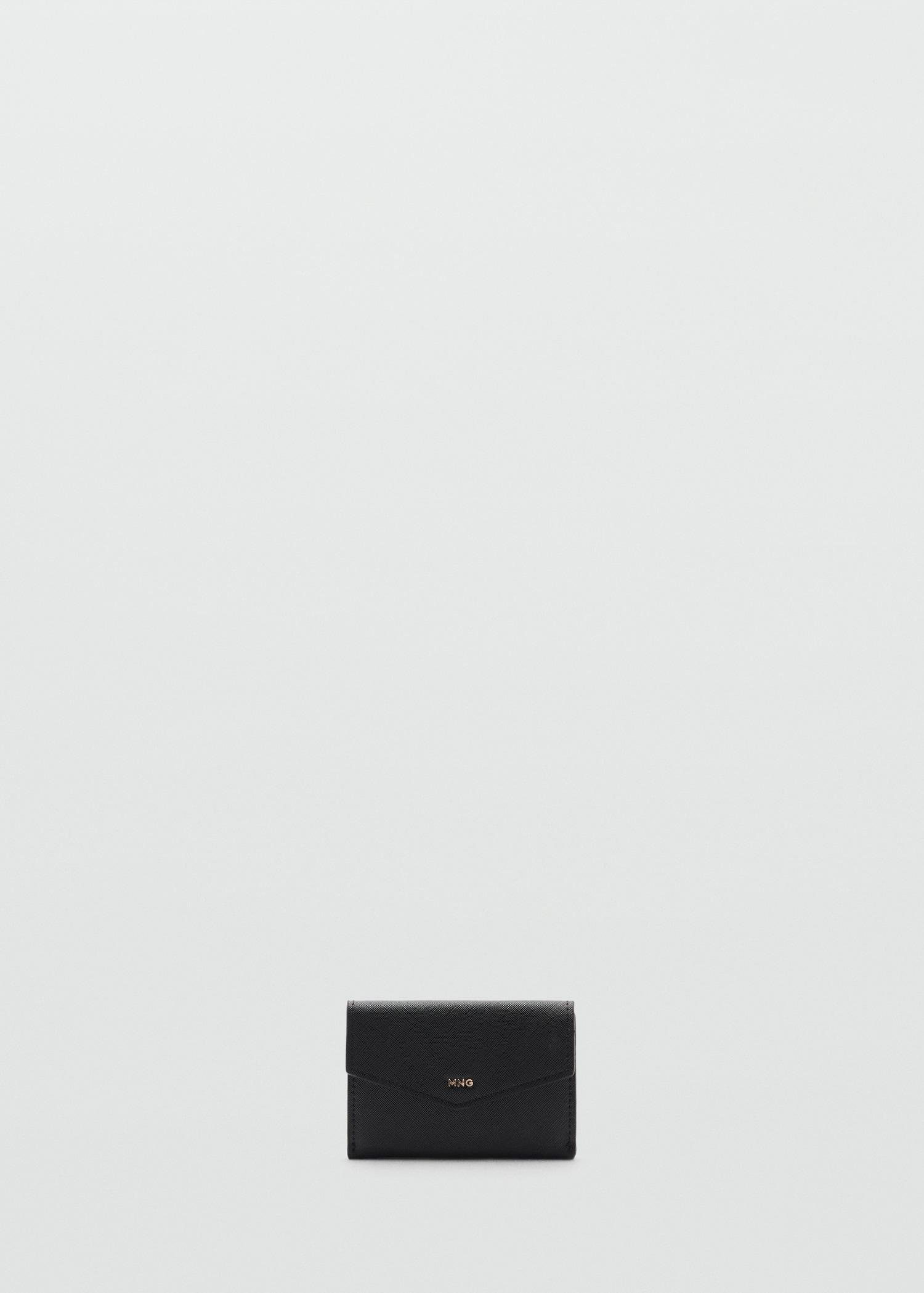 Saffiano-effect cardholder - Women | MANGO USA Product Image