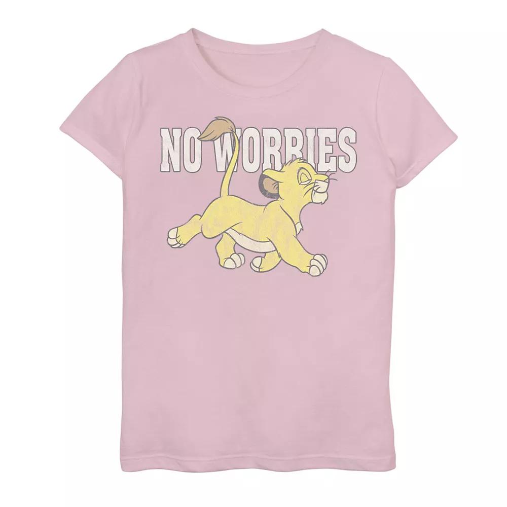 Disney's Lilo & Stitch Girls 7-16 Surf More Worry Less Retro Portrait Graphic Tee, Girl's,  Product Image