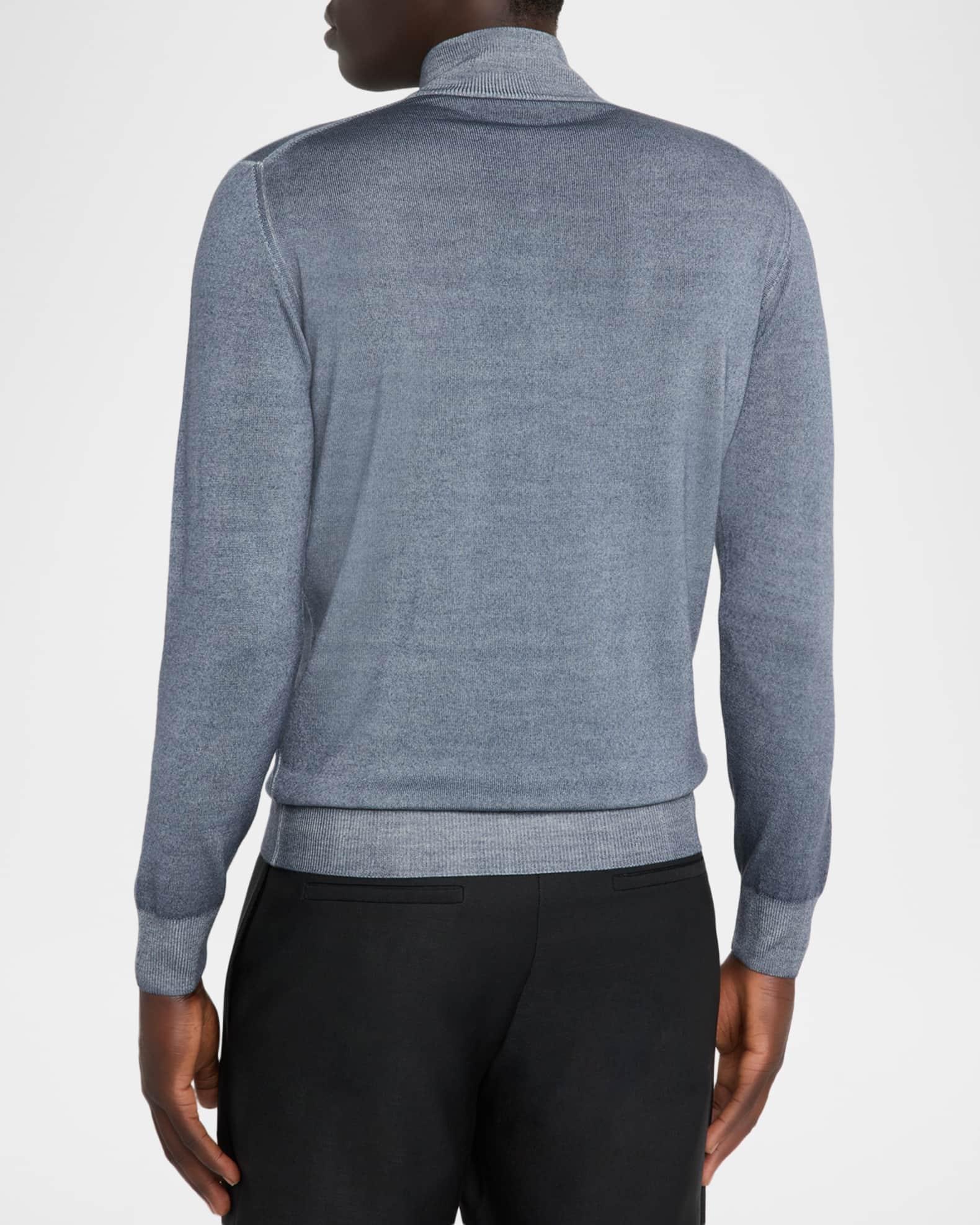 Men's Dyed Merino Wool Quarter-Zip Sweater Product Image