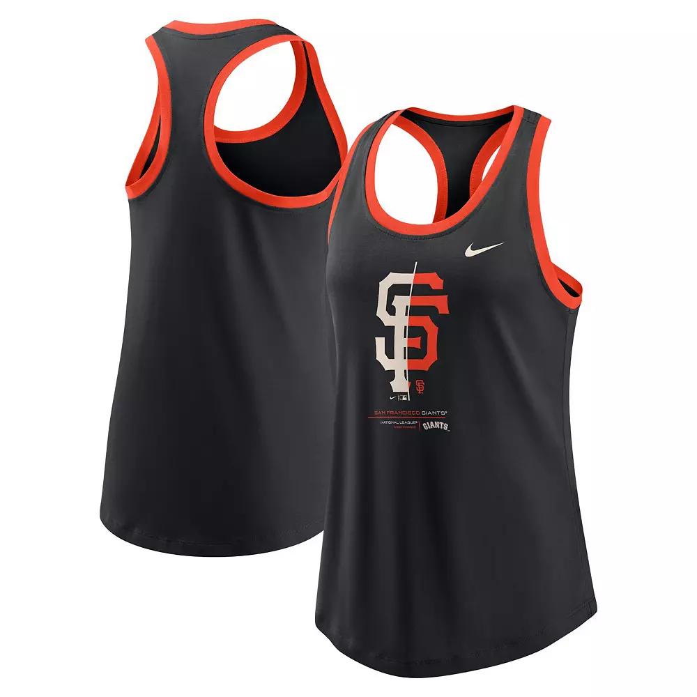 Women's Nike Black San Francisco Giants Tech Tank Top,  Product Image