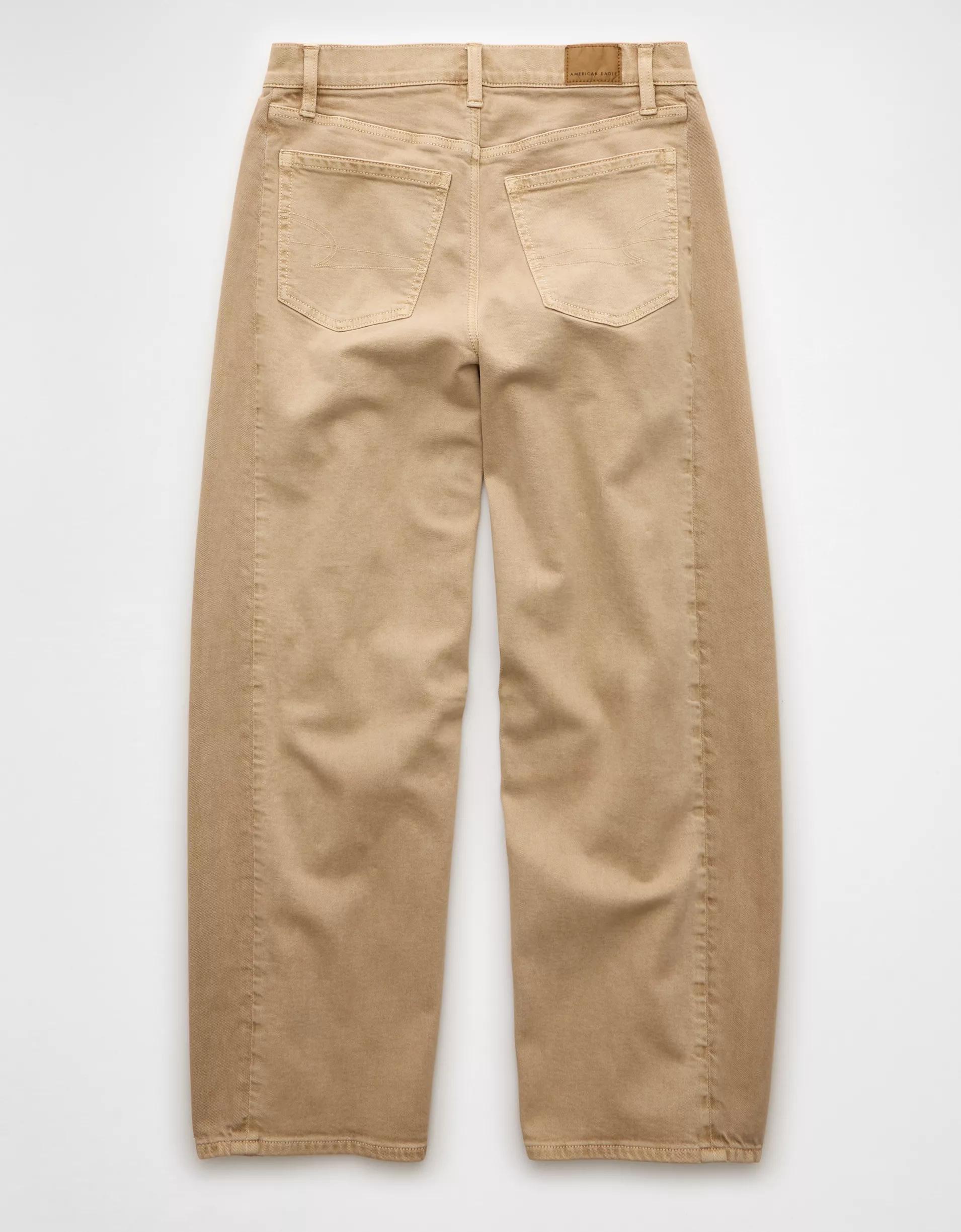 AE Dreamy Drape Strigid Barrel Jean Product Image