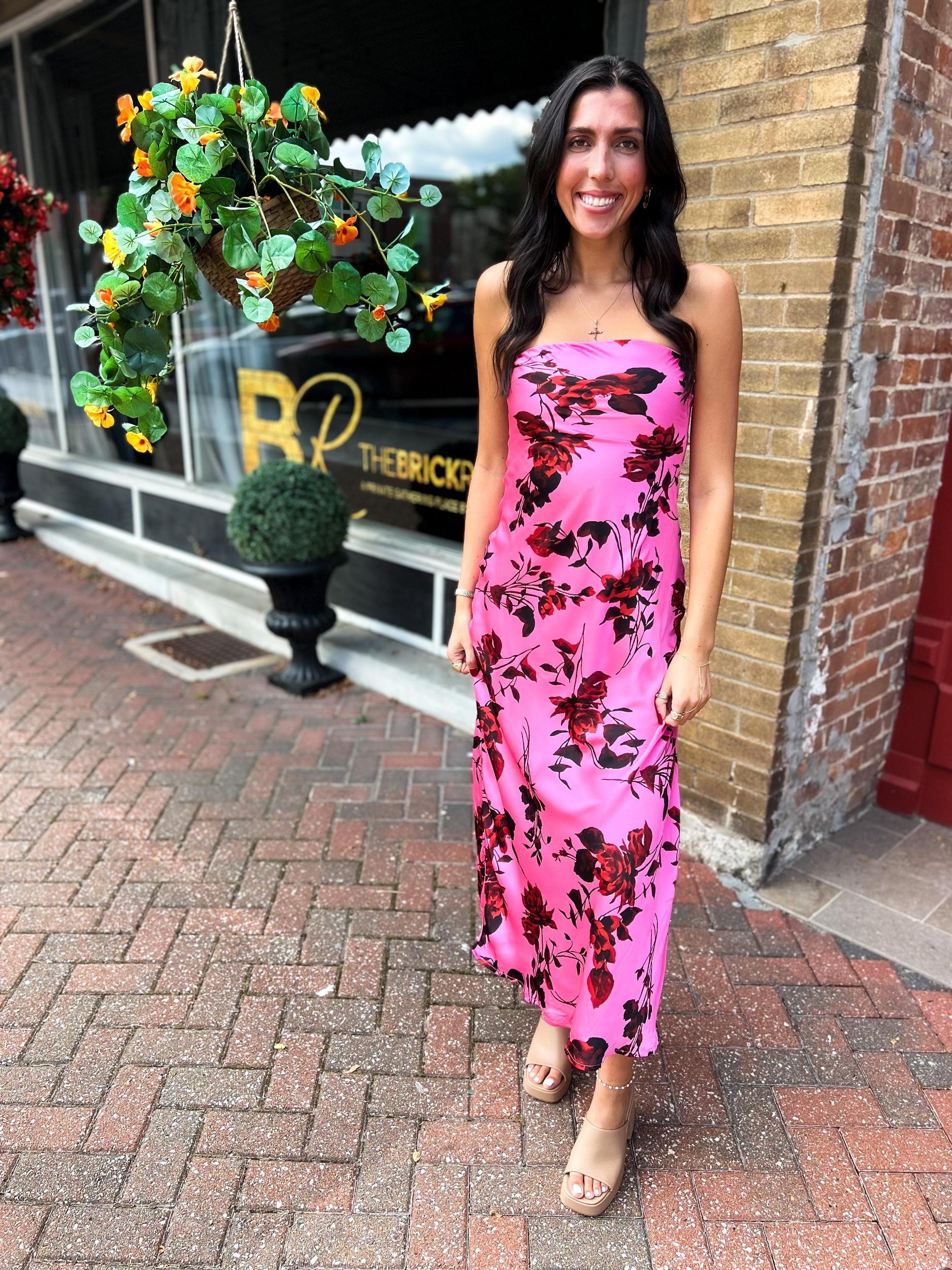 Potential Heartache Strapless Maxi Dress Product Image