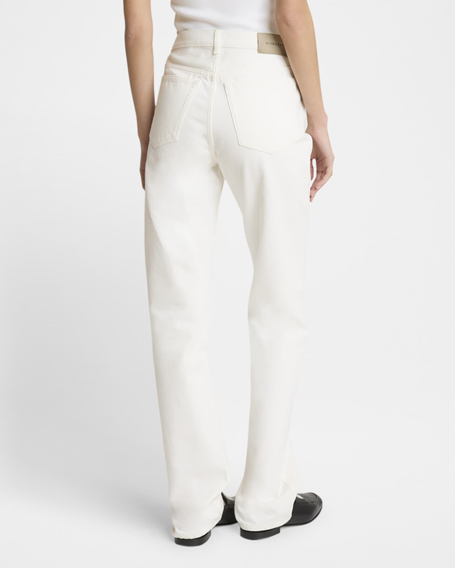 Straight-Leg Denim Pants Product Image