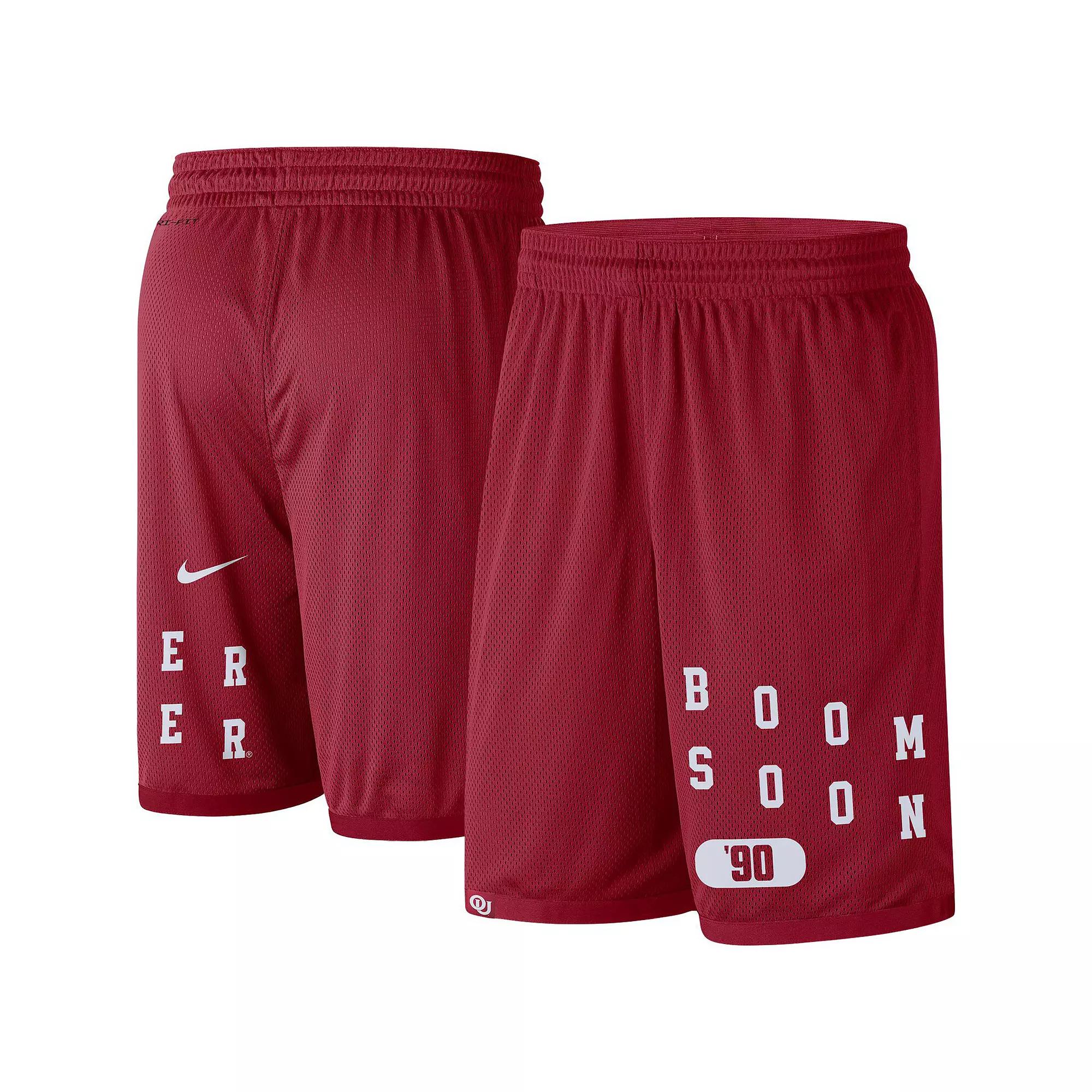 Men's Nike Crimson Oklahoma Sooners Wordmark Performance Shorts,  Product Image