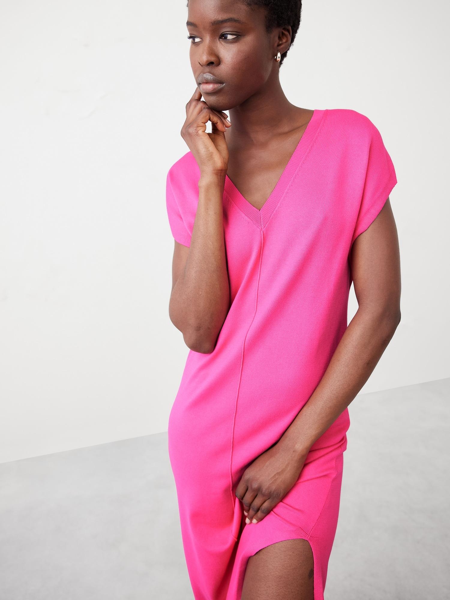 Column Midi Sweater Dress Product Image