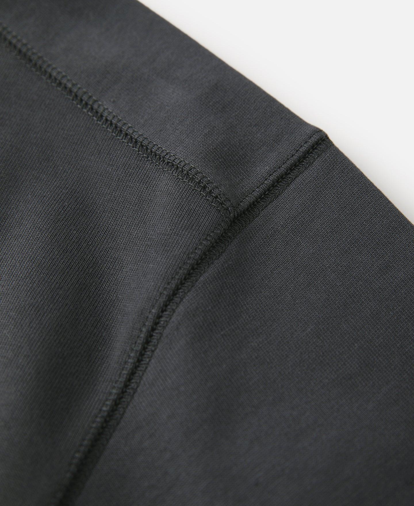 10.6 oz Cotton Short Sleeve Henley T-Shirt - White Product Image