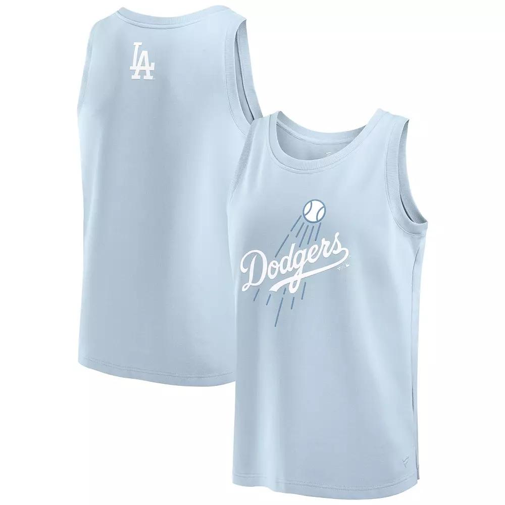 Men's Fanatics Light Blue Los Angeles Dodgers Elements Tank Top,  Product Image