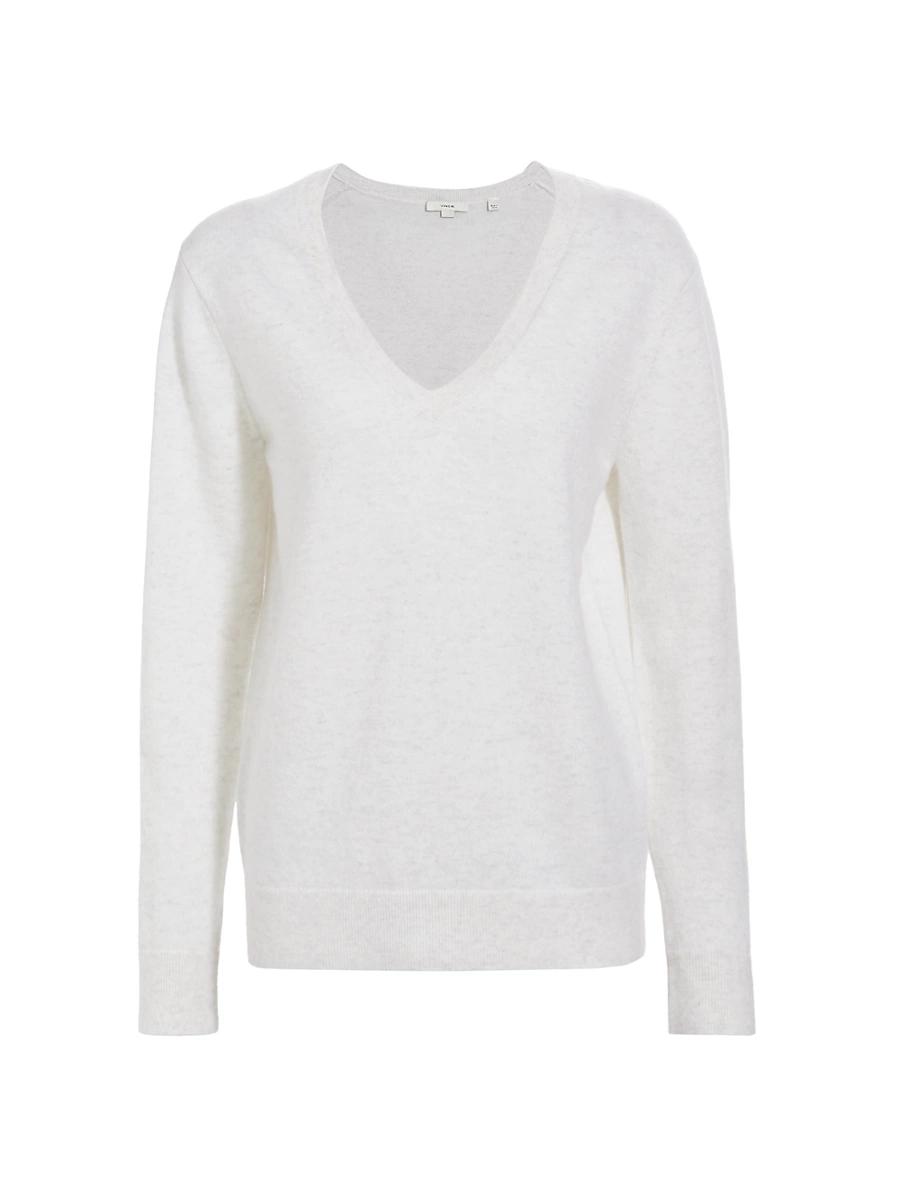 Vince Weekend V Neck Cashmere Sweater Product Image