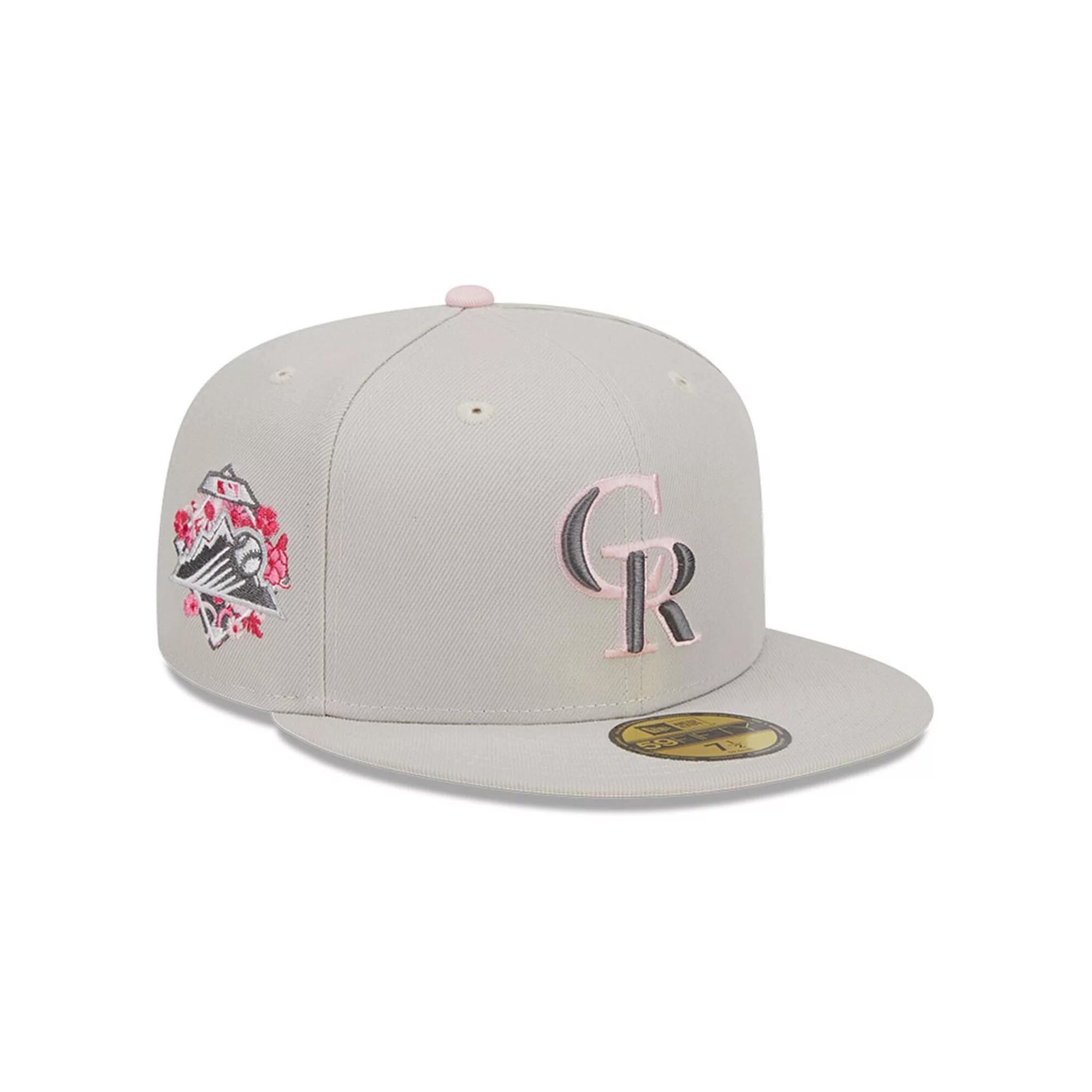 Men's New Era  Khaki Colorado Rockies 2023 Mother's Day On-Field 59FIFTY Fitted Hat, Size: 8, Beig K Product Image