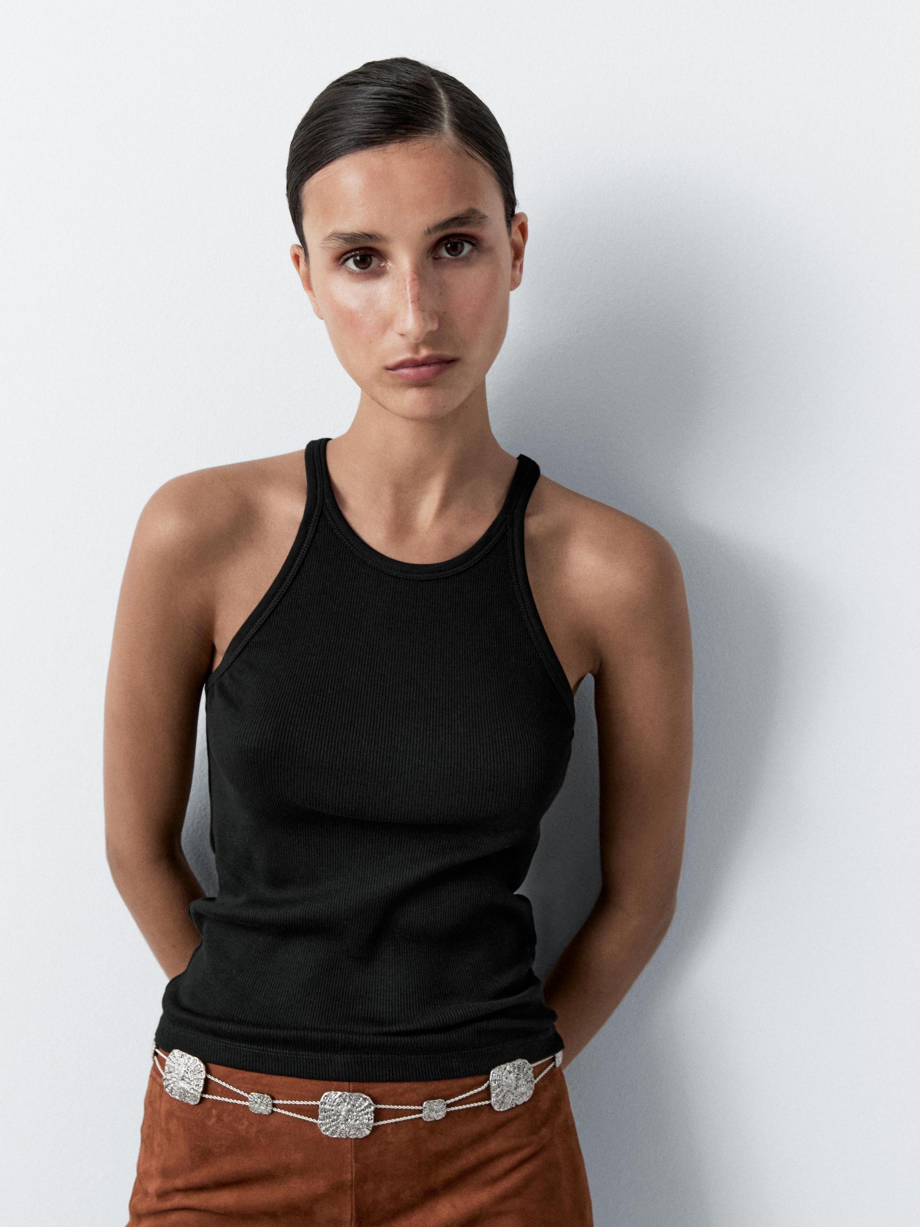 Textured chain and medallion belt Product Image