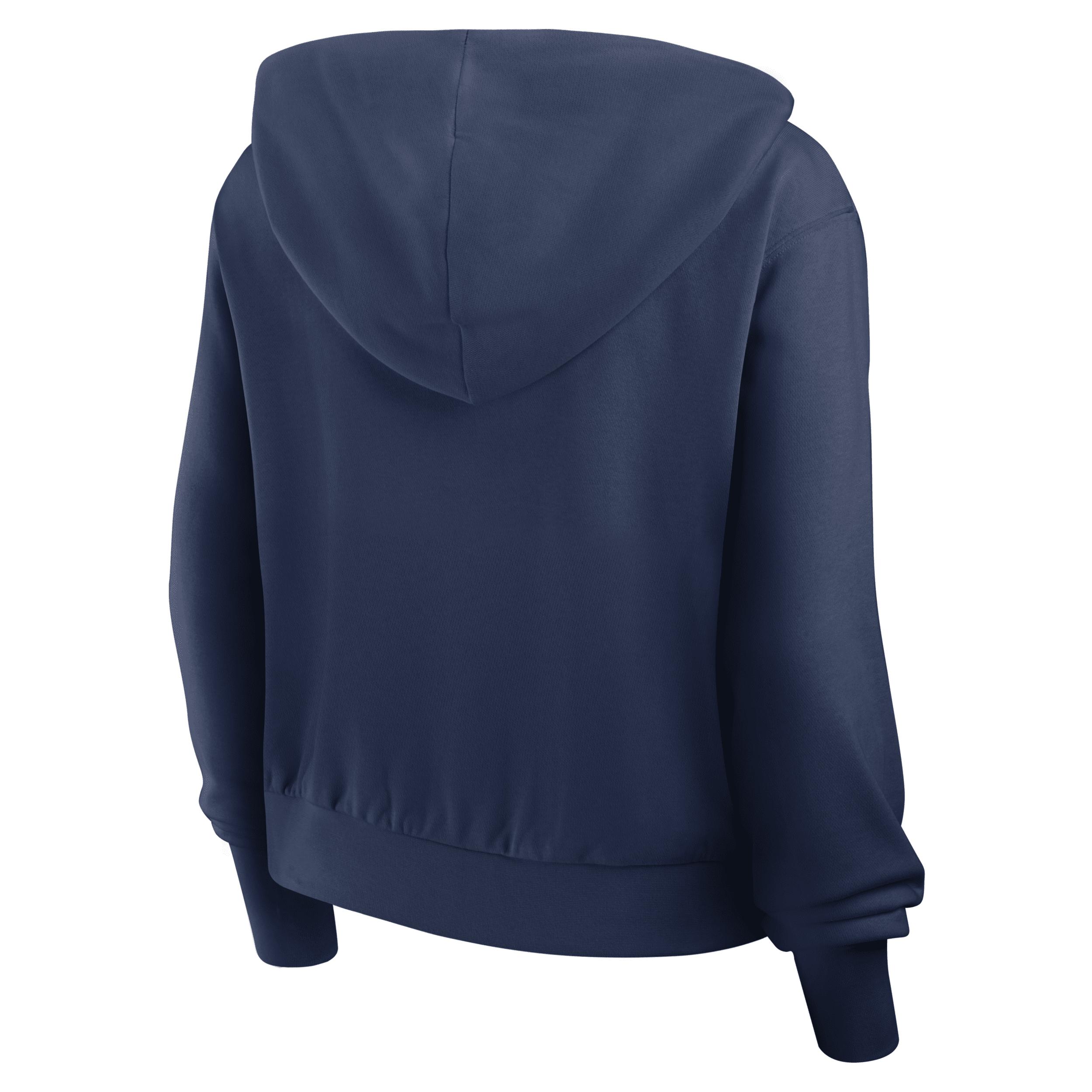 Women's Nike Navy Boston Red Sox Lightweight Full-Zip Hoodie,  Product Image