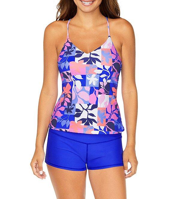 Raisins Solid Surf Shirred Short Swim Bottom Product Image