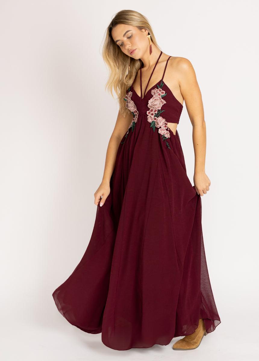 Mari Dress in Plum Female Product Image