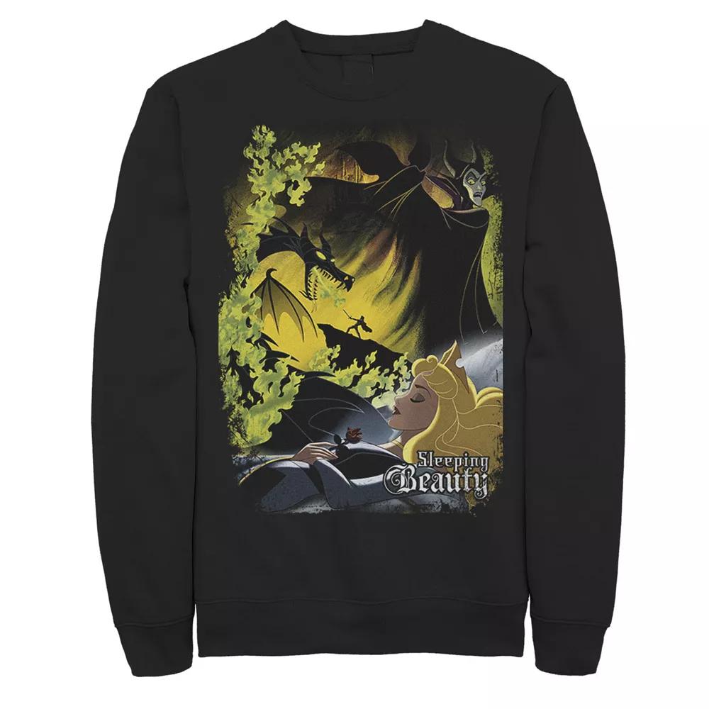 Disney's Sleeping Beauty Men's Poster Fleece, Size: Large, Black Product Image