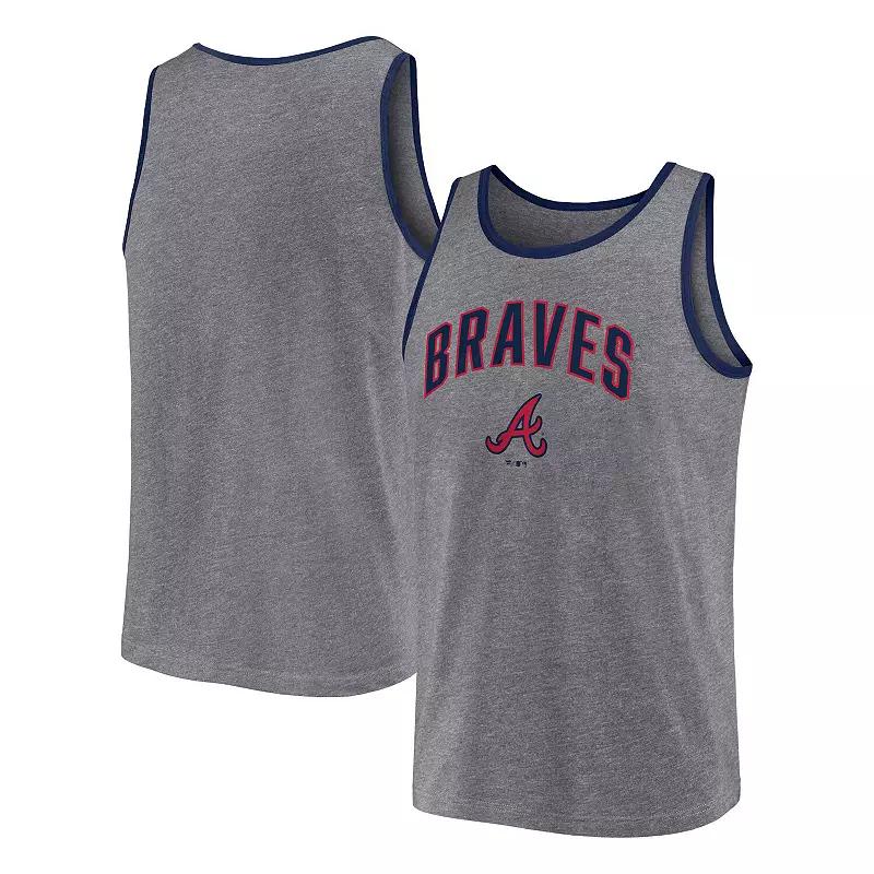 Men's Fanatics Branded Heather Gray San Francisco Giants Primary Tank Top,  Product Image