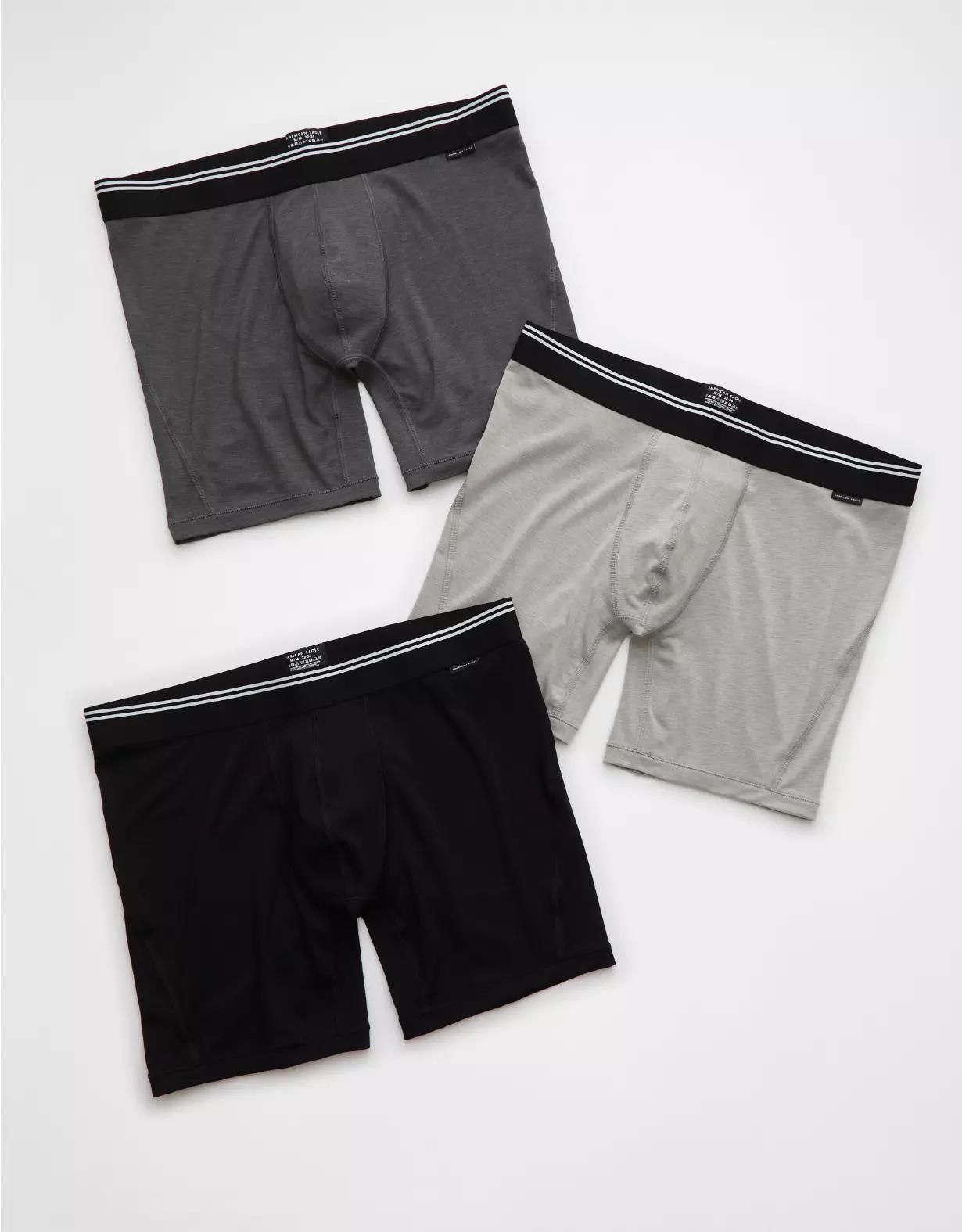 AEO Men's 6" Ultra Soft Boxer Brief 3-Pack Product Image