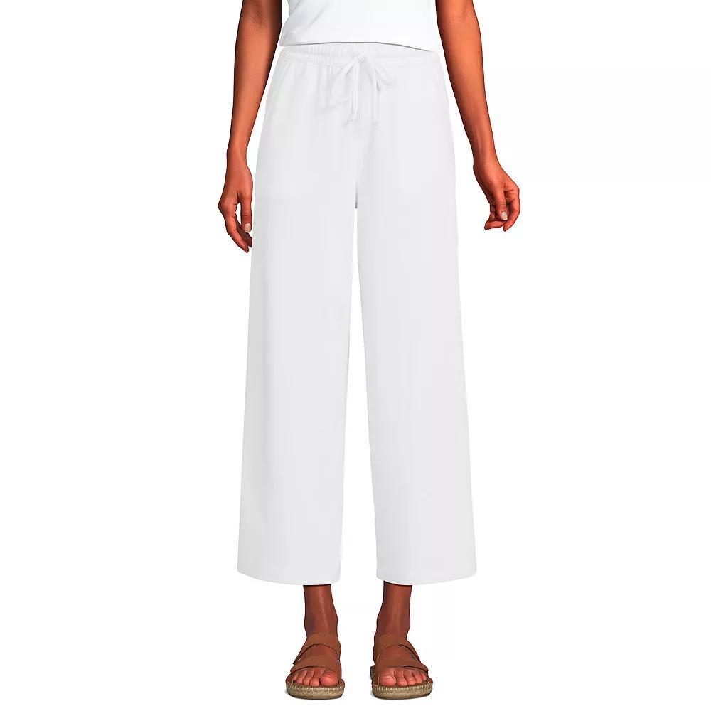 Women's Lands' End Sport Knit Cropped Pants,  Product Image