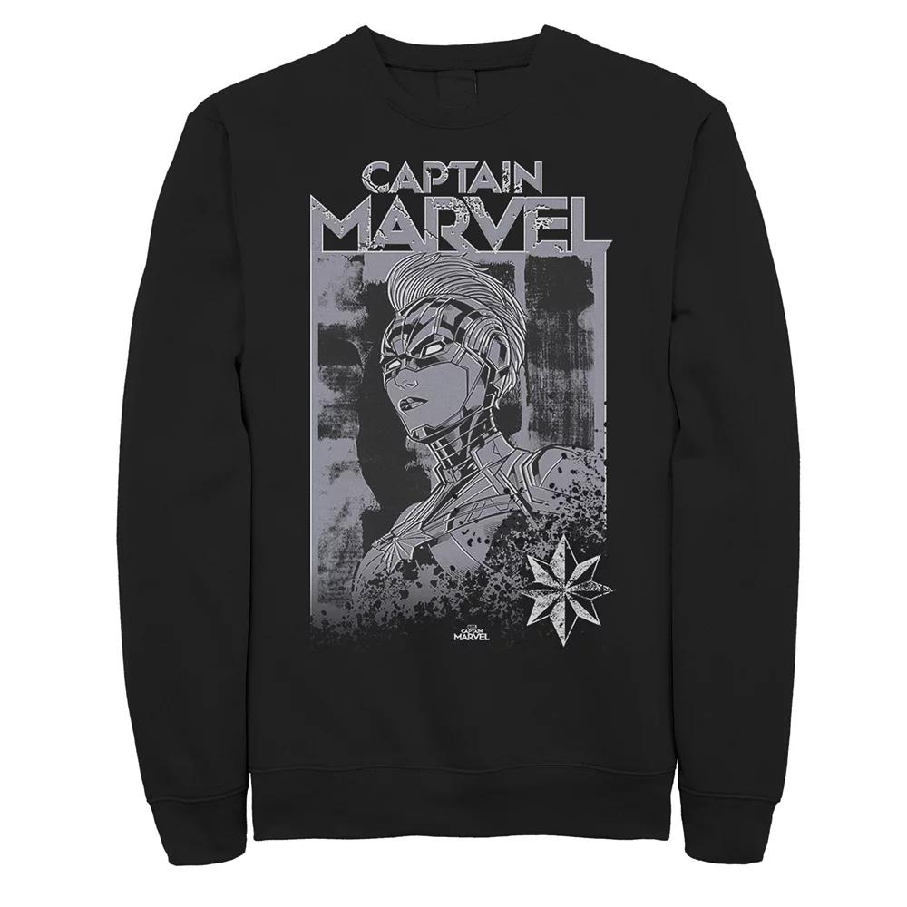 Men's Captain Marvel Stamp Sweatshirt,  Product Image