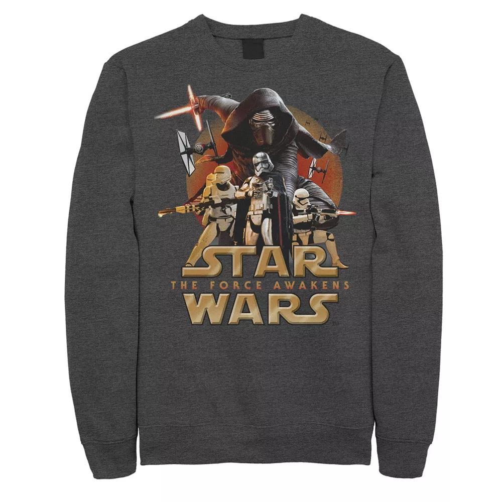 Men's Star Wars The Force Awakens Poster Pullover Sweatshirt,  Product Image