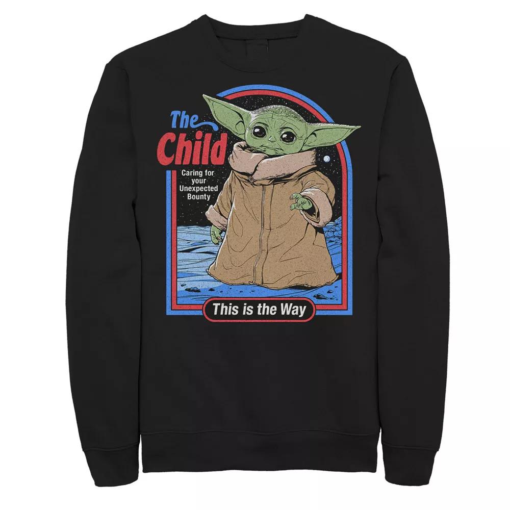 Men's Star Wars The Mandalorian Unexpected Bounty Graphic Fleece Sweatshirt,  Product Image