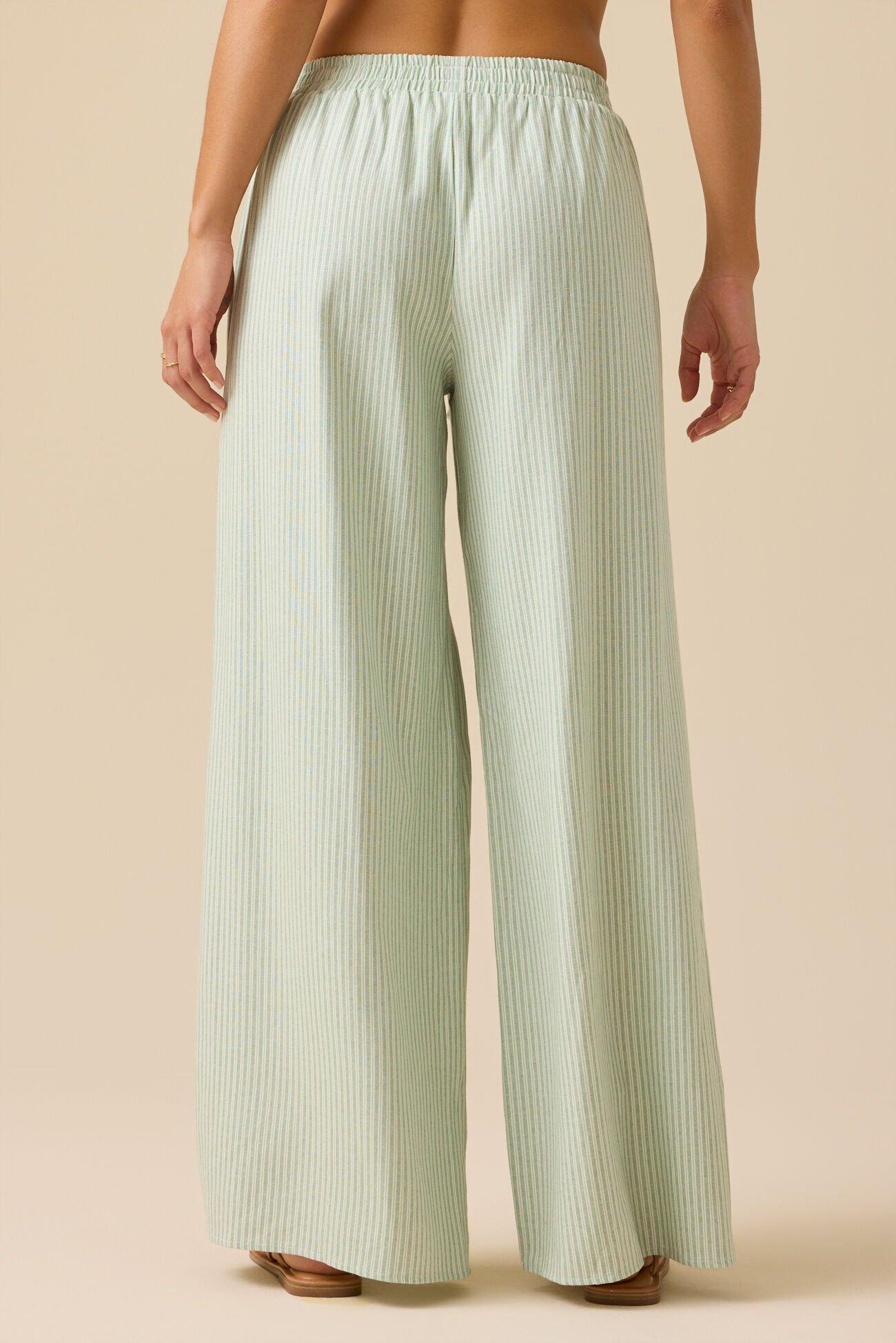Lakie Striped Linen Pants Product Image
