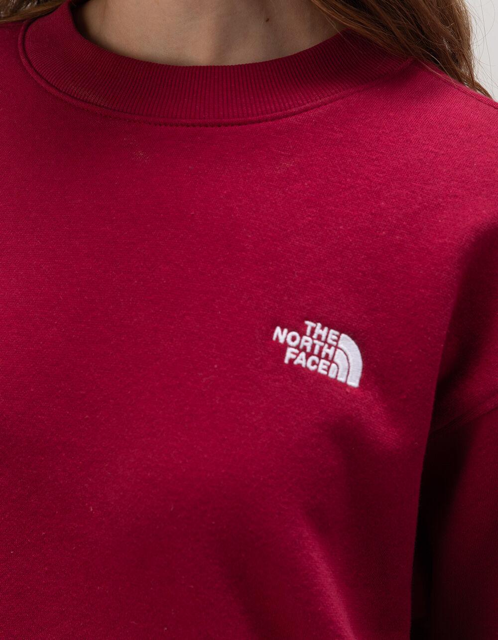 THE NORTH FACE Evolution Womens Crewneck Sweatshirt - CRIMSON Product Image