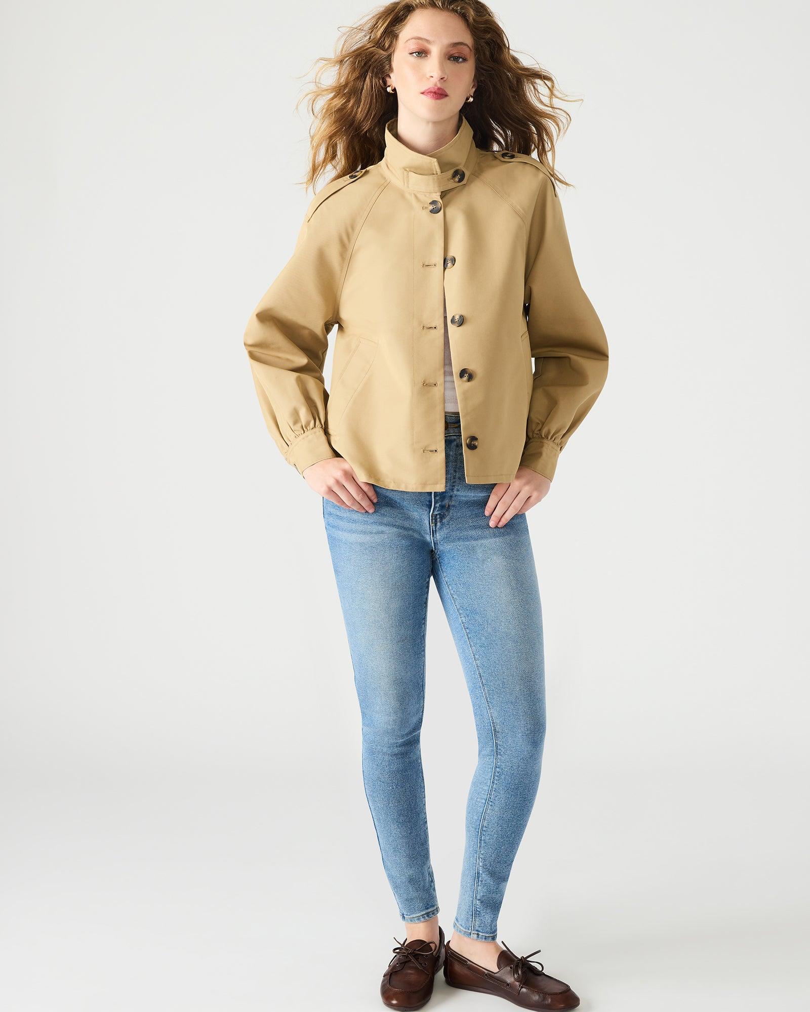KAYLEE JACKET MEDIUM KHAKI Female Product Image