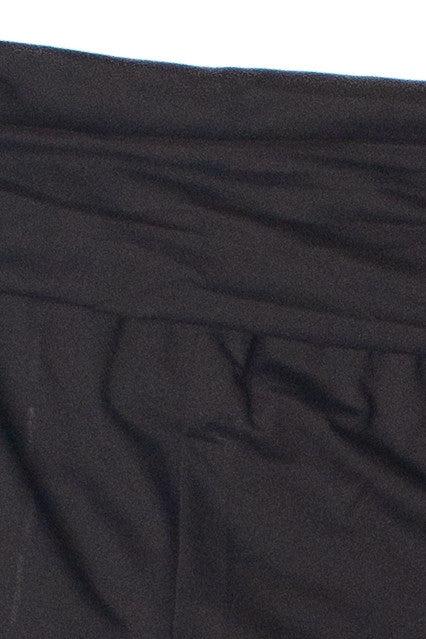 Fold Over Ruched Waistband Flare Leggings Product Image