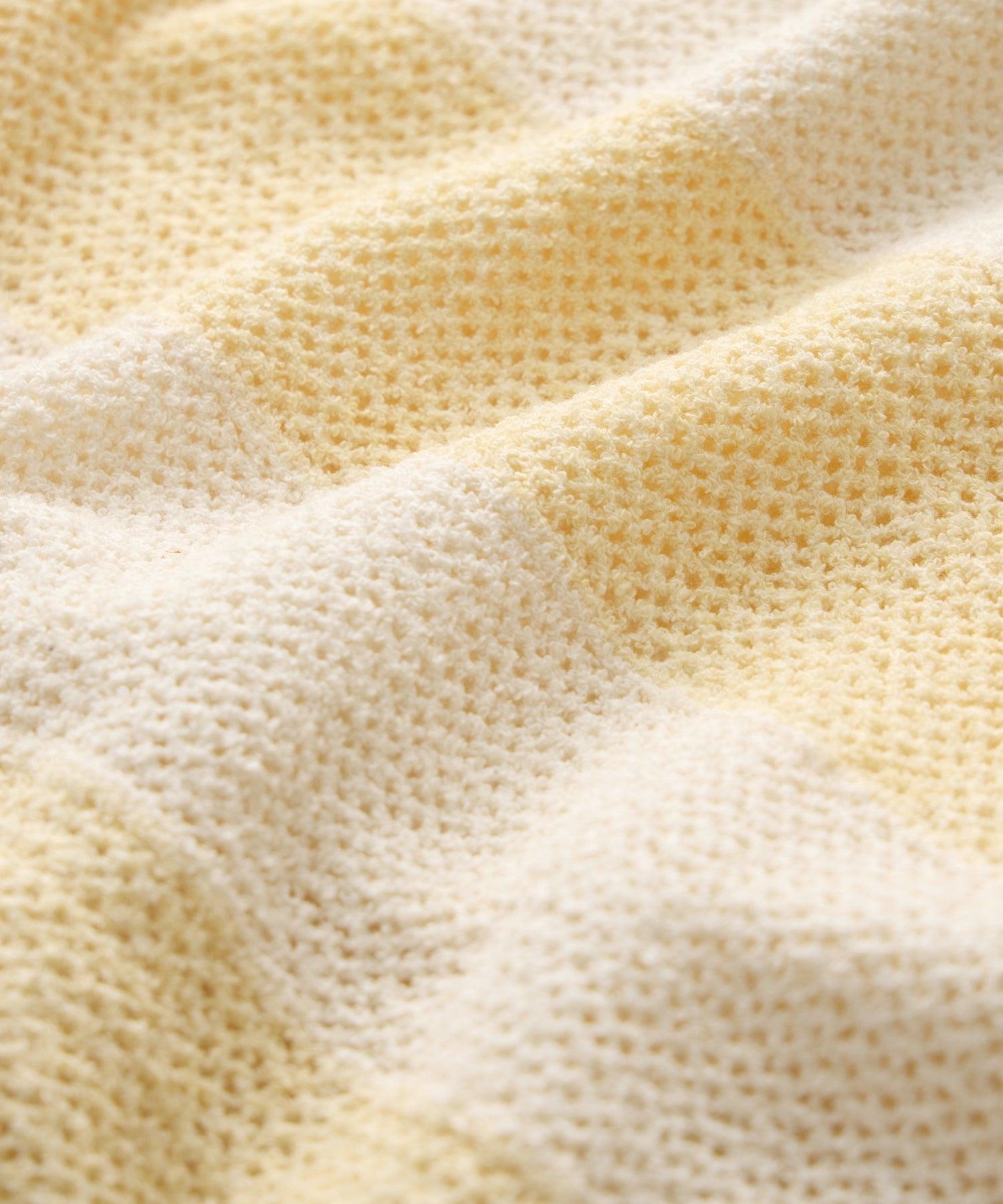 Cropped Boucle Sweater Polo Product Image