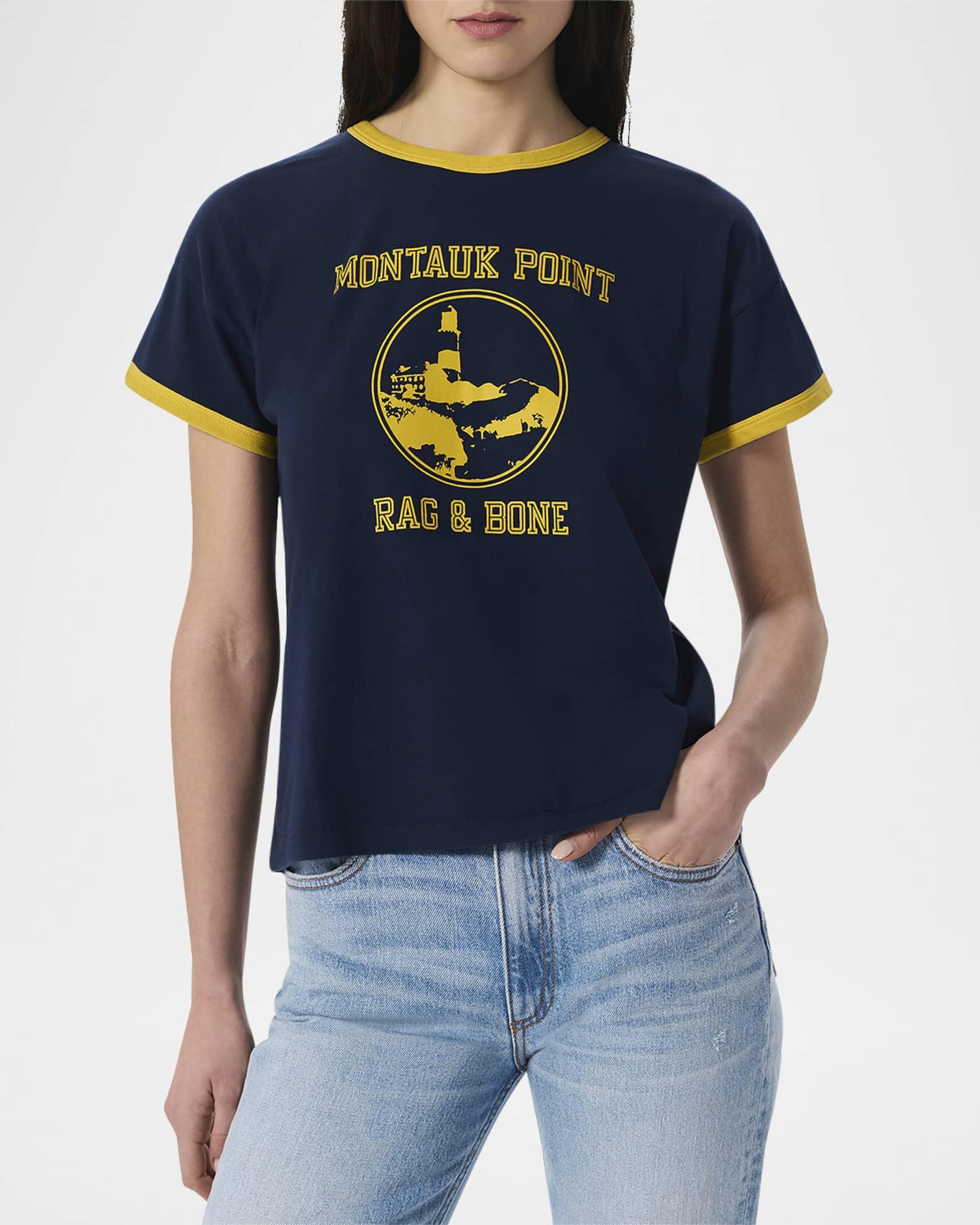 Montauk Boxy Ringer Tee Product Image