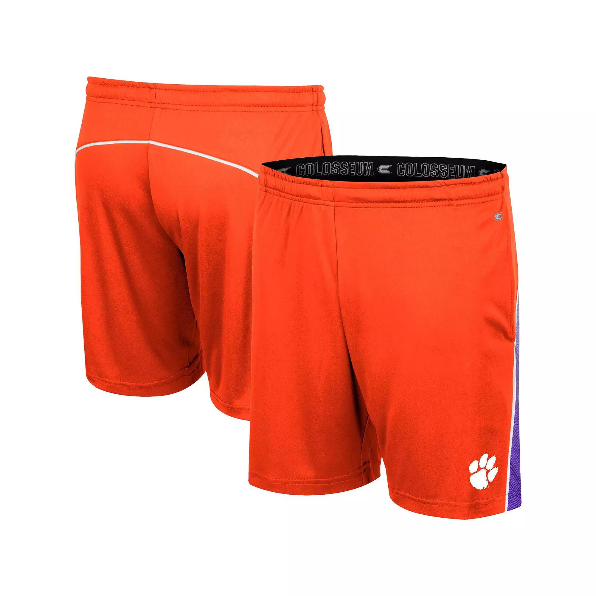 Men's Colosseum Orange Clemson Tigers Laws of Physics Shorts,  Product Image