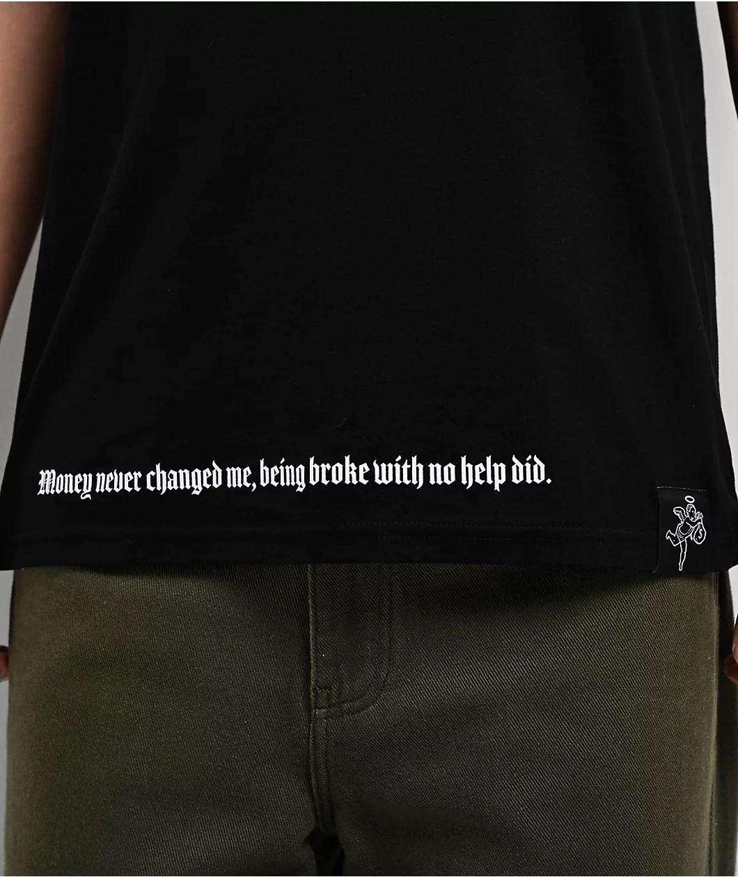 Hasta Muerte Statement Black T-Shirt Product Image