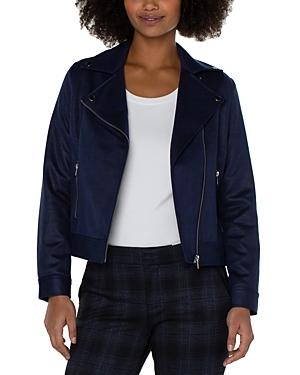 Liverpool Los Angeles Faux Leather Moto Jacket Product Image