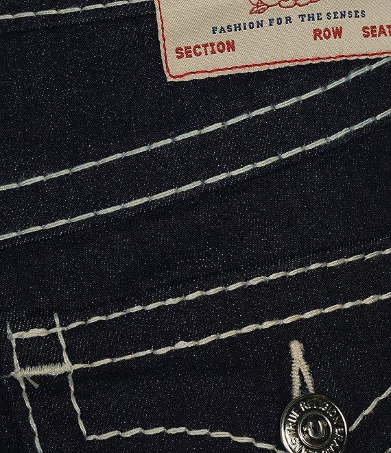 True Religion Becca Denim Mid Rise Bootcut Flap Pocket Jeans Product Image