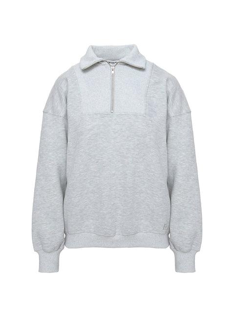 Dream Fleece Quarter Zip Sweatshirt Grey Marle Product Image