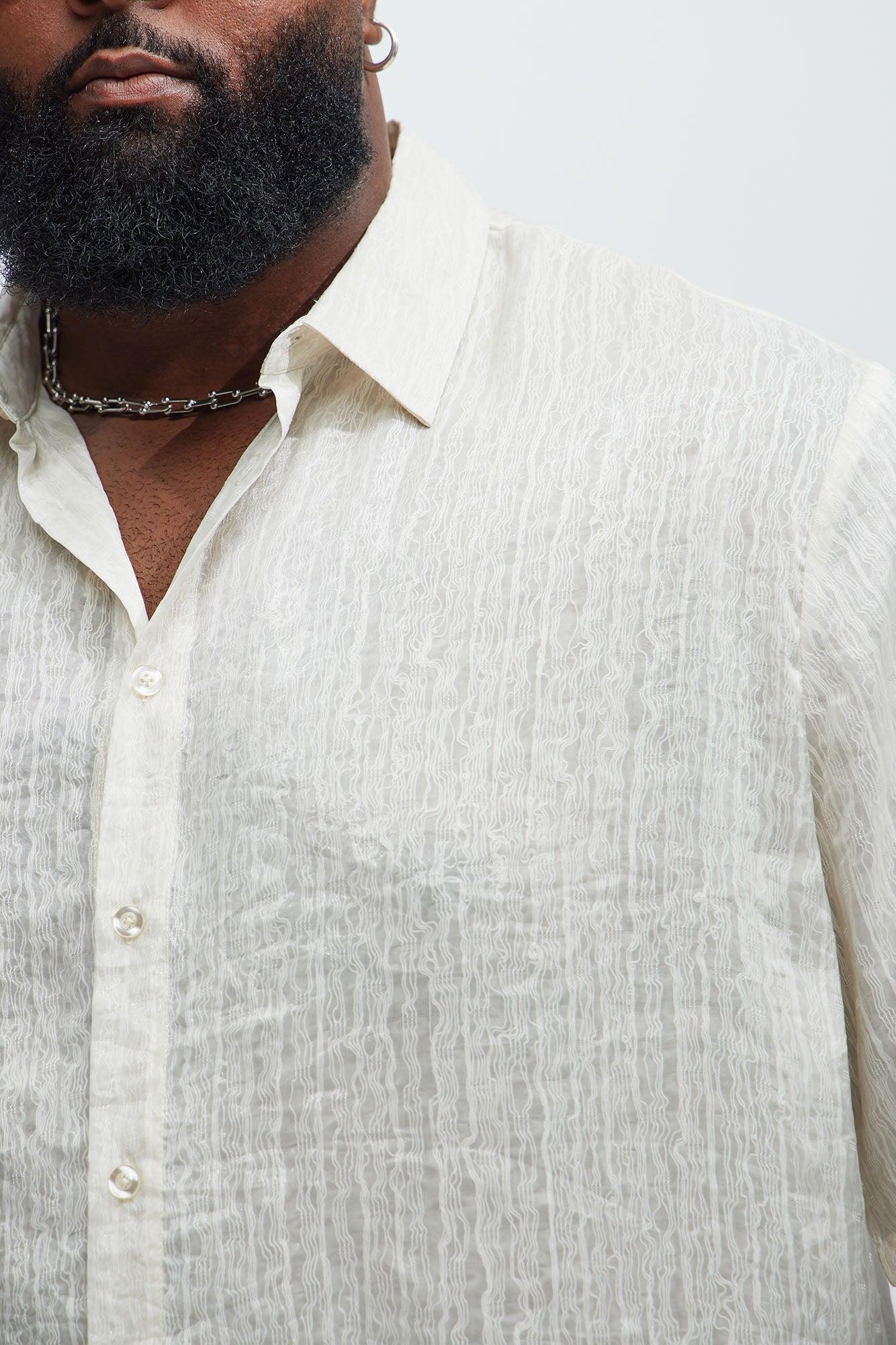 Prado Short Sleeve Shirt - Cream Product Image