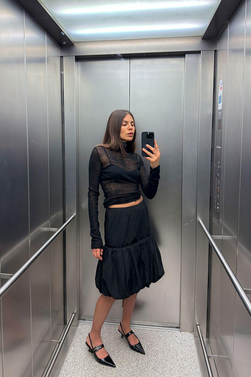 Convertible Bubble Top To Skirt Product Image