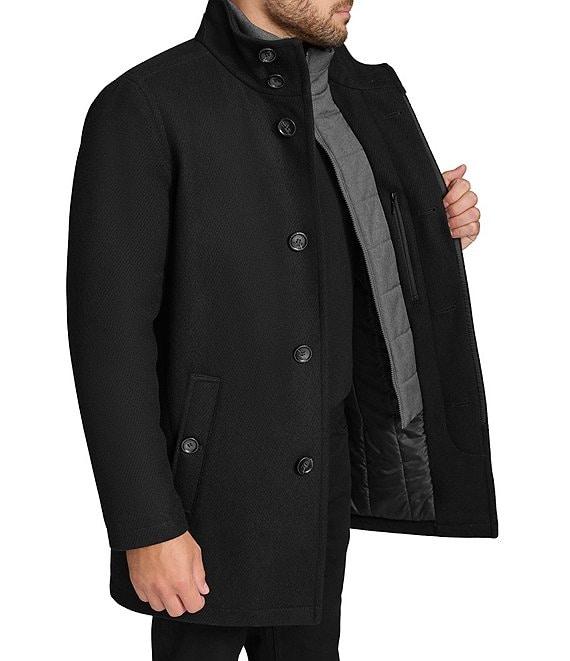 Andrew Marc Sport Bowen Knit Twill Car Coat Product Image