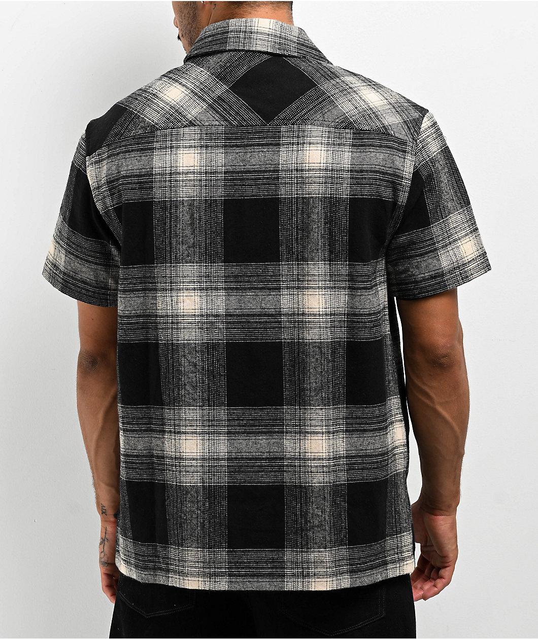 Lurking Class By Sketchy Tank Khaki Zip Flannel Shirt Product Image