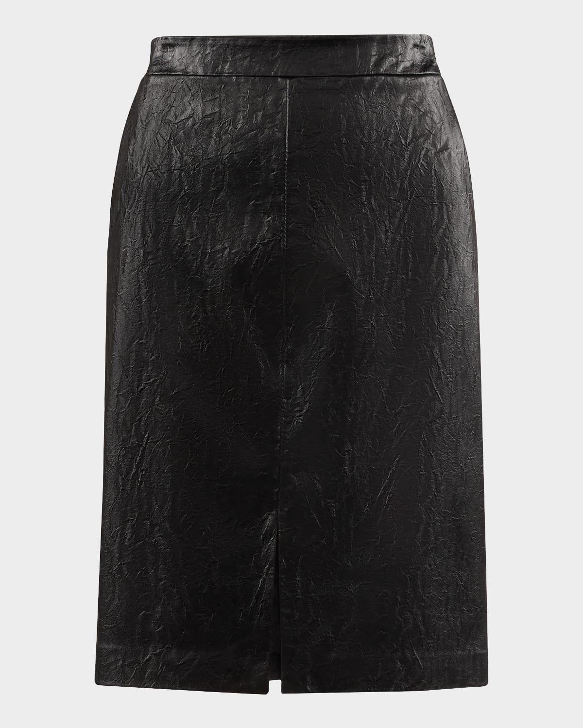 Pixi Single-Button Silken Blazer Jacket Product Image