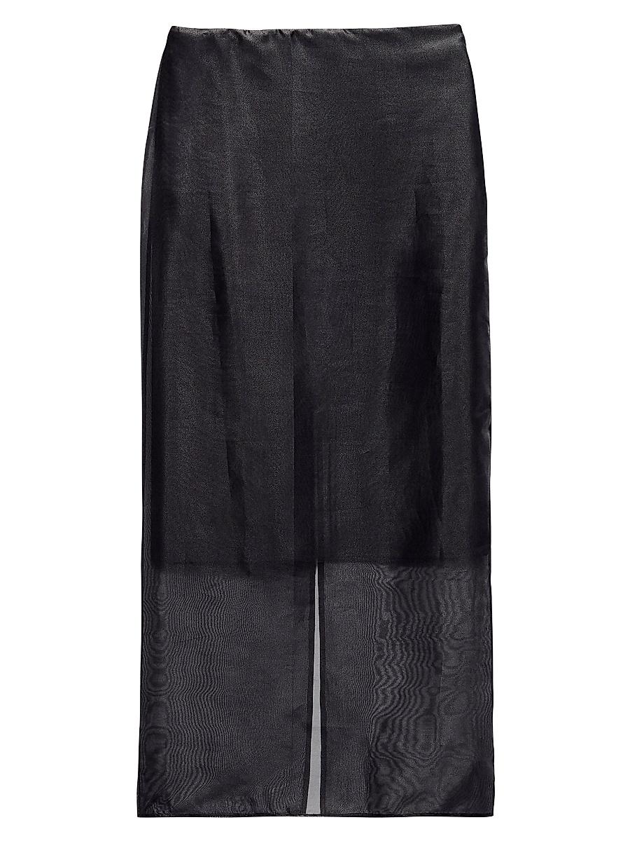 Womens Annebet Organza Maxi Skirt Product Image