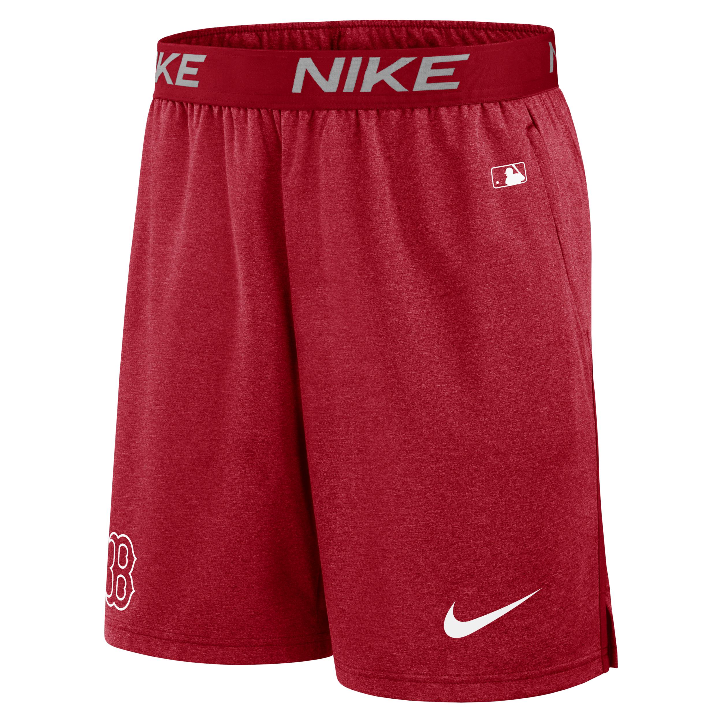 Boston Red Sox Authentic Collection Practice Nike Mens Dri-FIT MLB Shorts | 015E163NBQ-S0Z Product Image