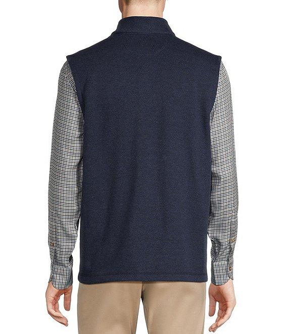 Cremieux Blue Label Chevron Quarter-Zip Vest Product Image
