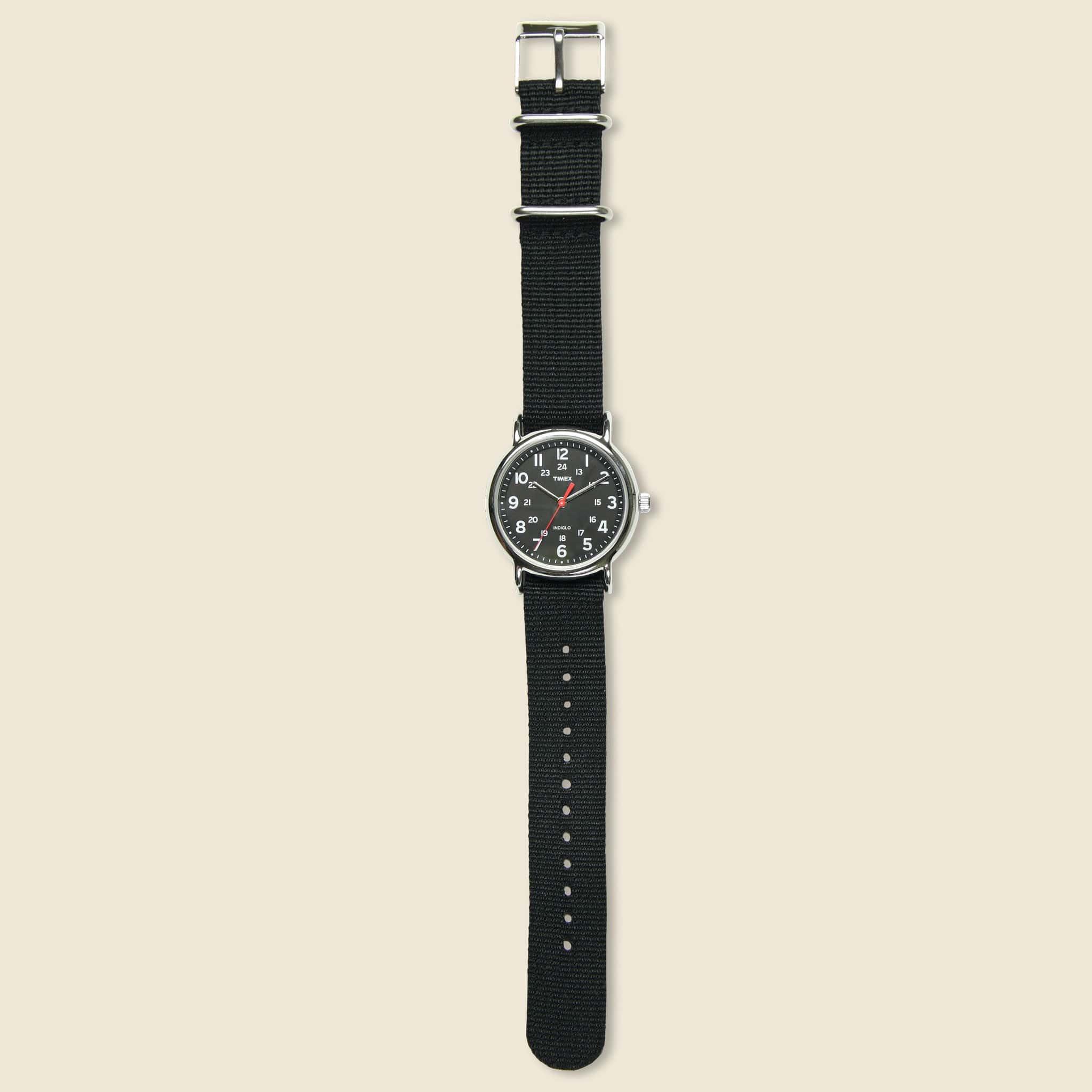 Weekender Nylon Strap Watch 38mm - Black/Black Product Image