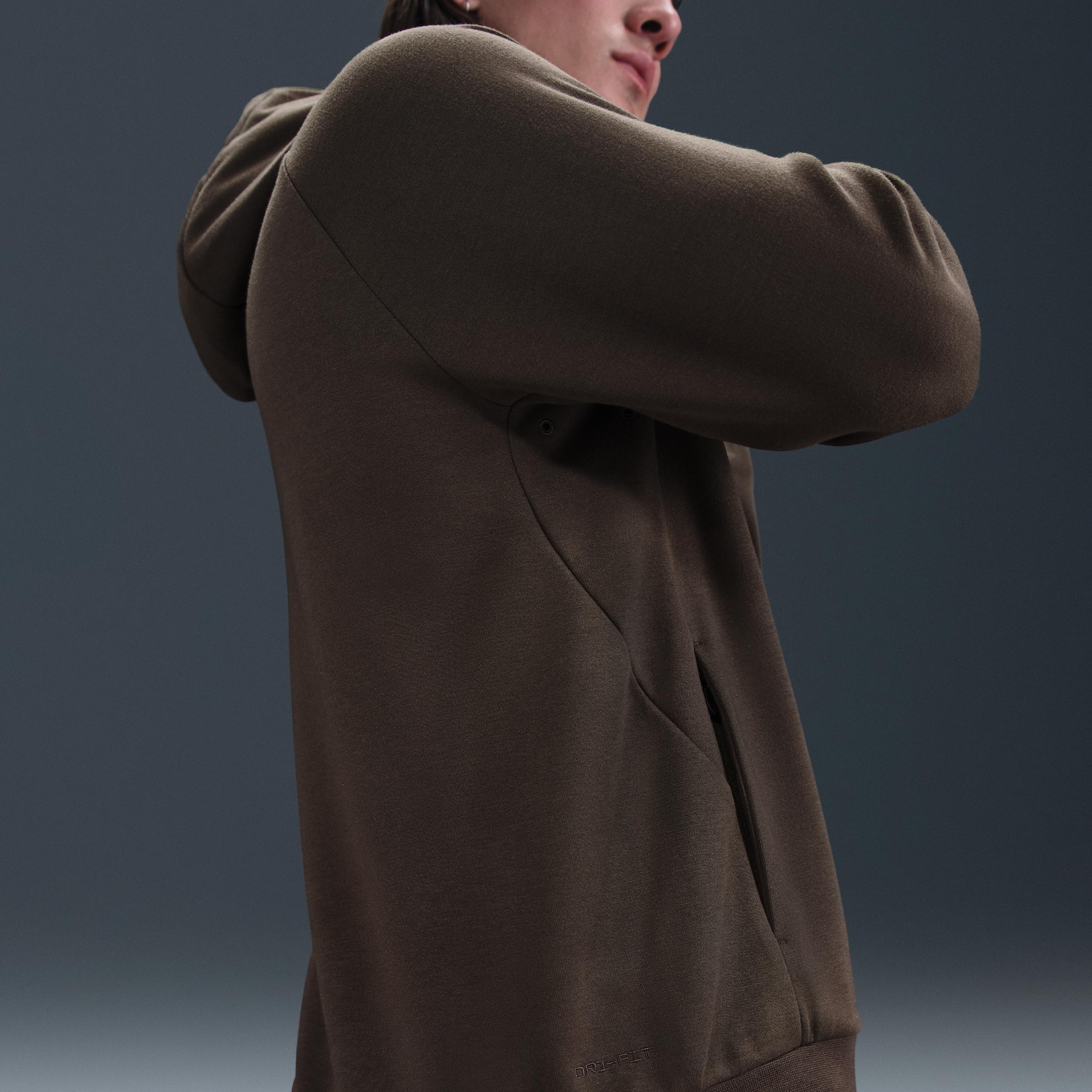 Nike Mens Primary Fleece Dri-FIT UV Pullover Performance Hoodie | FZ0969-237 Product Image