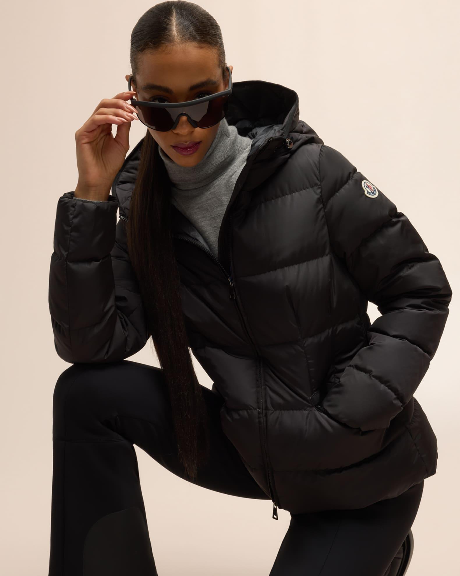Avoce Hooded Puffer Jacket with Elastic Belt Product Image