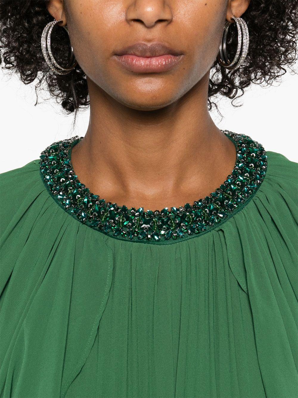 chiffon cape maxi dress Product Image